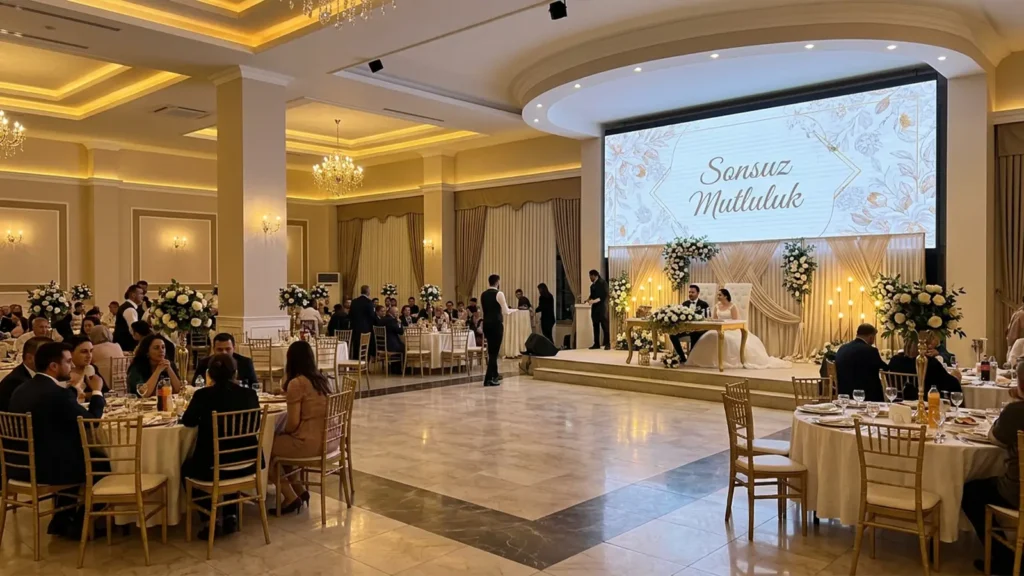 Düğün Salonu LED Ekran Sistemleri